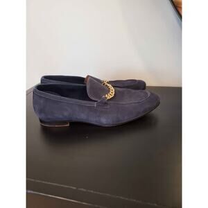 Men's Size 12 Aldo Dark Navy Suede Dress Shoes